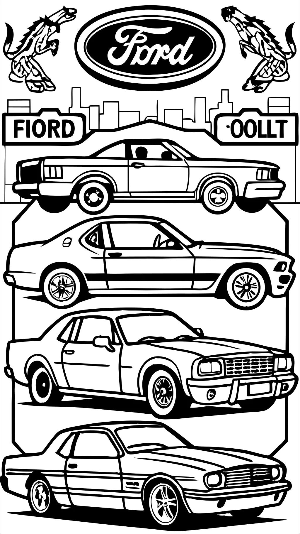 coloriages Ford